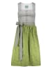 Turi Landhaus Dirndl in Grau/ Grün