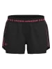 Under Armour 2in1-Funktionsshorts in Schwarz