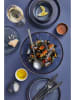 Bitz 4-delige set: mueslikommen donkerblauw/zwart - Ø 12,5 cm