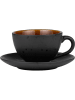 Bitz Tasse in Bernstein/ Schwarz - 240 ml