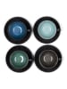 Bitz 4er-Set: Tassen in Schwarz/ Bunt - 240 ml