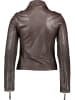 Apple of Eden Lederjacke in Dunkelbraun