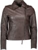 Apple of Eden Lederjacke in Dunkelbraun