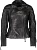 Apple of Eden Lederjacke in Schwarz