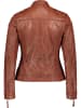 Apple of Eden Lederjacke in Hellbraun