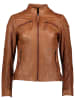 Apple of Eden Lederjacke in Hellbraun