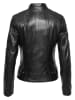 7eleven Lederjacke in Schwarz