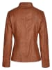 7eleven Leren jas lichtbruin