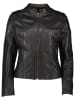 HIS Lederjacke in Schwarz
