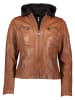 HIS Lederjacke in Cognac