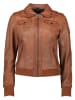 HIS Lederjacke in Cognac