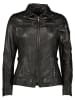 HIS Lederjacke in Schwarz