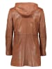 HIS Skórzany płaszcz w kolorze jasnobrązowym