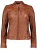 7eleven Lederjacke "Sarra" in Hellbraun