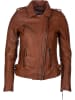 7eleven Lederjacke "Sibi" in Braun