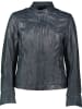 7eleven Lederjacke "Susa" in Dunkelblau