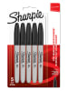 Sharpie Permanente markers ''Fine'' zwart - 5 stuks