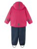 Reima 2tlg. Regenoutfit "Tihku" in Pink/ Dunkelblau