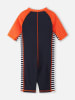 Reima Badeoverall "Vesihiisi" in Dunkelblau/ Orange