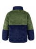 Kamik Teddy fleece vest "Shep" groen/donkerblauw