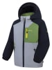 Kamik 3in1-Regenjacke "Silas" in Grau/ Schwarz/ Grün