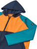 Reima Sweatjacke "Varjo" in Orange/ Dunkelblau