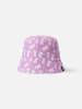 Reima Dwustronny kapelusz przeciwsłoneczny "Moomin" w kolorze fioletowo-białym