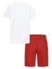 Converse 2tlg. Outfit in Weiß/ Rot