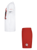 Converse 2tlg. Outfit in Weiß/ Rot