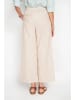 William de Faye Hose in Beige/ Weiß