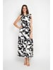 William de Faye Sukienka w kolorze biało-czarnym