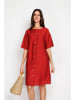 William de Faye Kleid in Rot