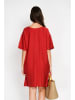William de Faye Kleid in Rot