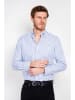 William de Faye Blouse blauw/wit