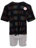 Converse 2tlg. Outfit in Schwarz/ Bunt/ Grau