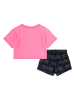 Converse 2tlg. Outfit in Pink/ Schwarz
