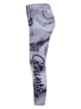 Converse Leggings in Grau/ Schwarz