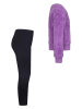 Converse 2tlg. Outfit in Lila/ Schwarz