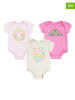 Converse 3er-Set: Bodys in Rosa/ Pink/ Weiß