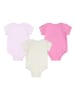 Converse 3-delige set: rompers lichtroze/roze/wit