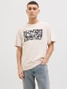 Jack & Jones Koszulka "Jeff" w kolorze kremowym