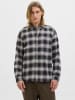 Jack & Jones Blouse "James" zwart/grijs