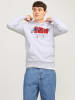 Jack & Jones Hoodie "Whitley" in Hellgrau