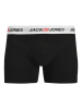 Jack & Jones 3er-Set: Boxershorts in Weiß/ Grau/ Schwarz