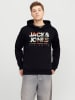 Jack & Jones Hoodie "Luke" zwart