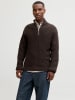 Jack & Jones Sweter "Kaito" w kolorze brązowym