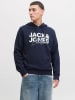 Jack & Jones Bluza "Geplas" w kolorze granatowym