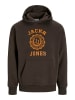 Jack & Jones Hoodie "Victo" bruin