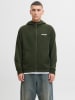 Jack & Jones Sweatjacke in Khaki