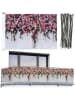 Wenko Sichtschutz "Roses" in Grau/ Pink - (B)500 x (H)85 cm